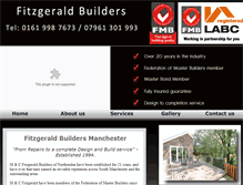 Tablet Screenshot of fitzgerald-builders.co.uk